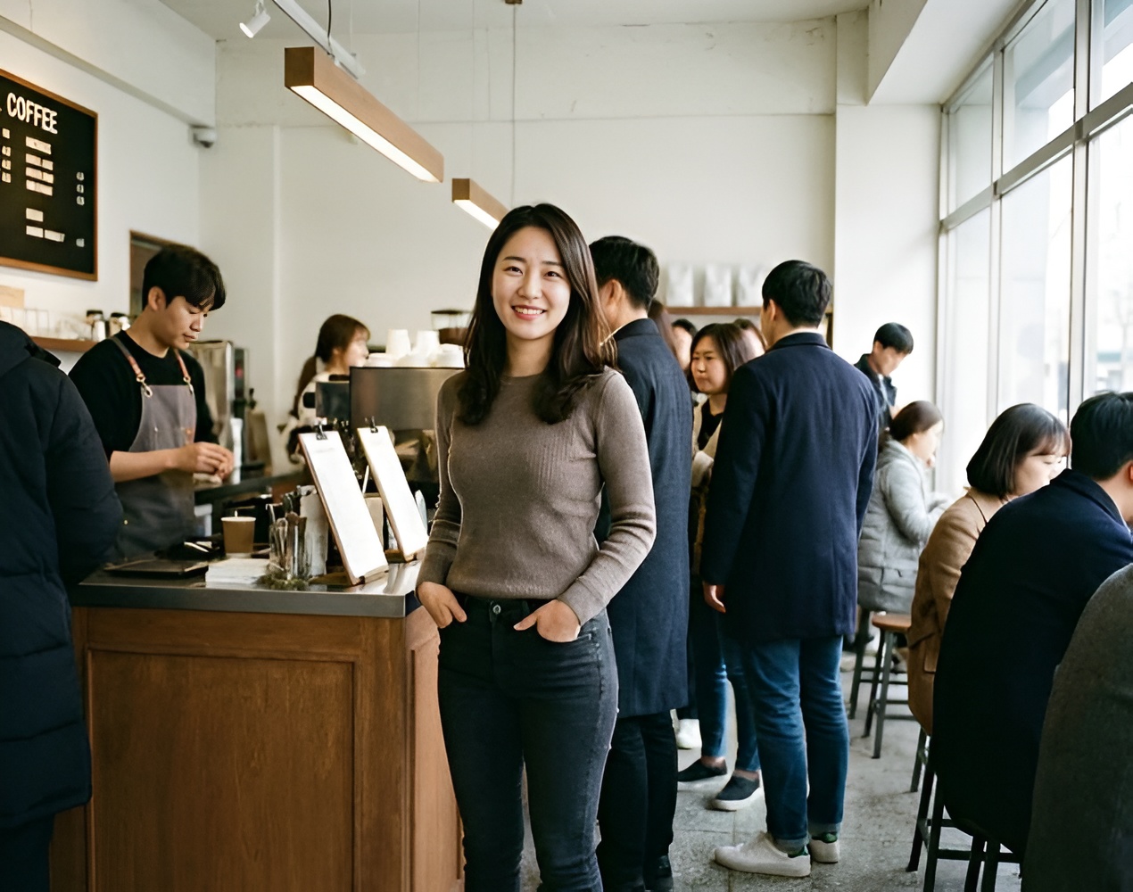 편안한 실루엣